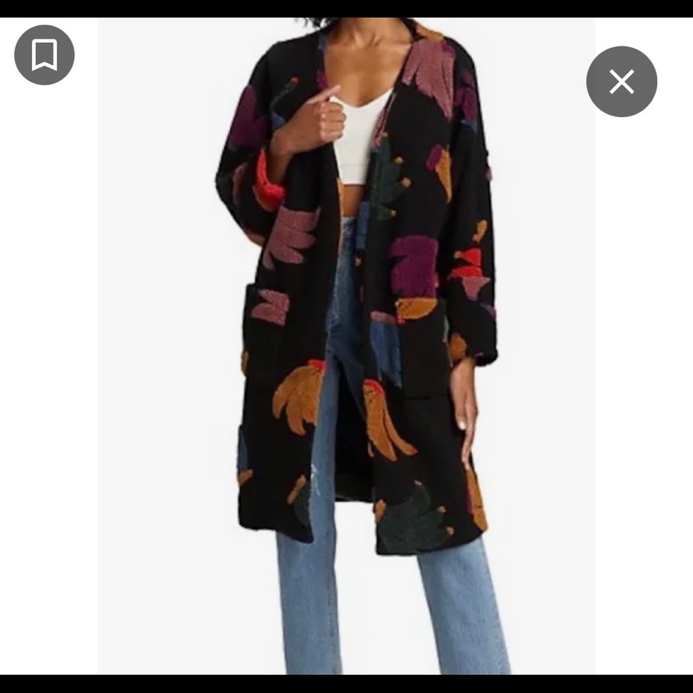 Farm Rio cardigan coat